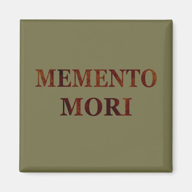 Memento mori magnet (Vorne)