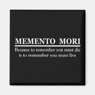 Memento mori magnet