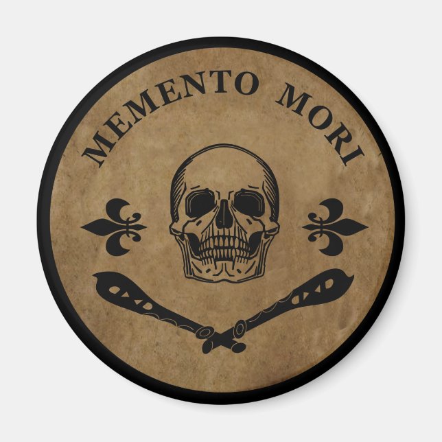 Memento mori magnet (Vorne)