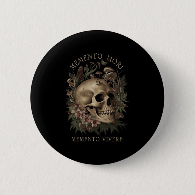 Memento Mori Memento Vivere _ Philosophie & amp; L Button (Vorderseite)