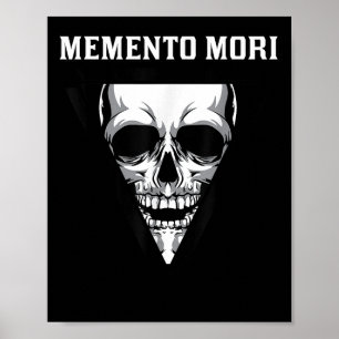 Memento Mori Mortality Stoic Stoicism Philosophie Poster