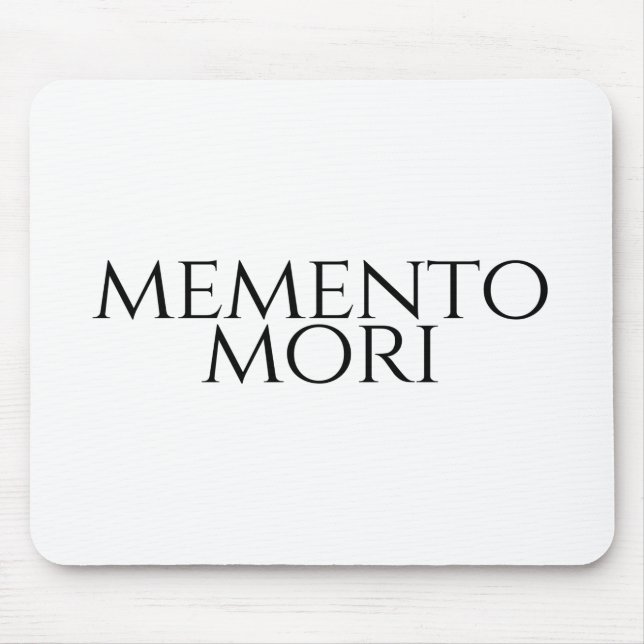 Memento Mori Mousepad (Vorne)