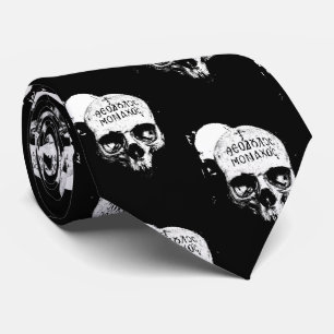 Memento Mori Neck Tie Krawatte