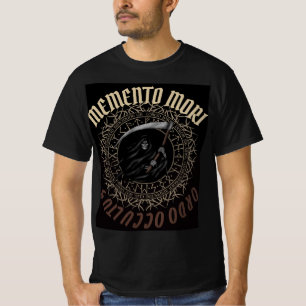 Memento Mori Ordo Occultus Grim Reaper Runenkreis T-Shirt