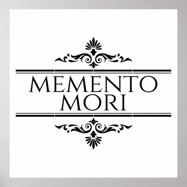 Memento Mori Poster (Vorne)