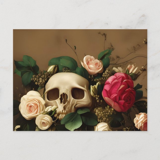 Memento mori postkarte (Vorderseite)