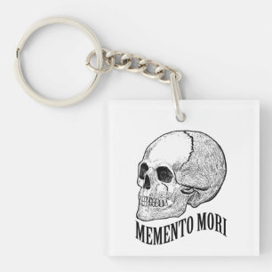Memento mori schlüsselanhänger