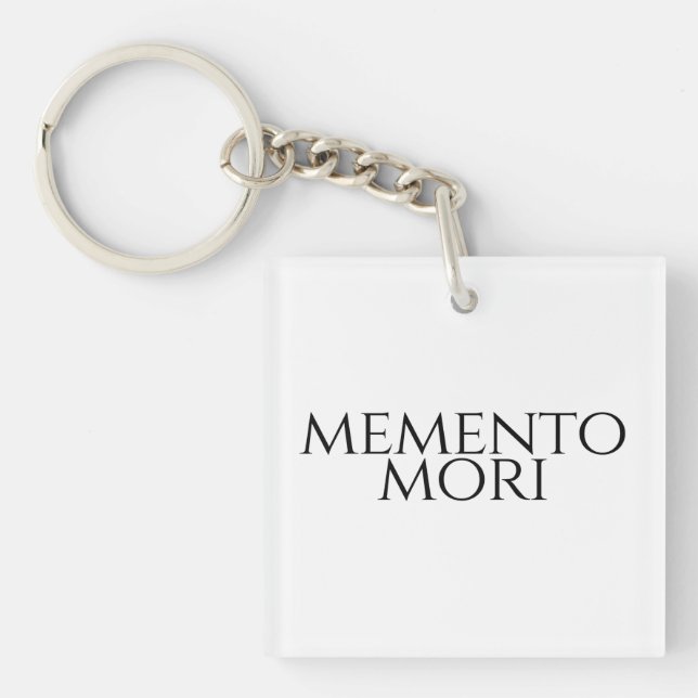 Memento Mori Schlüsselanhänger (Vorderseite)