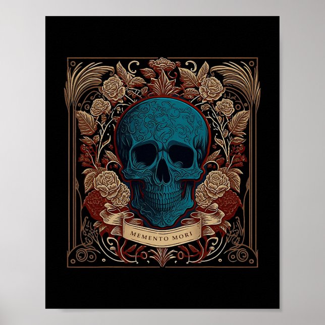 Memento Mori Skull 7 Poster (Vorne)