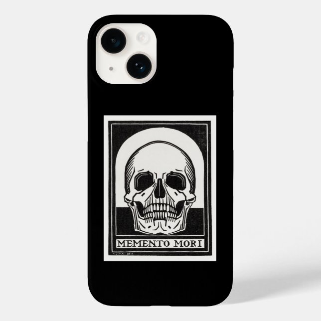 Memento Mori Skull Art Case-Mate iPhone Hülle (Rückseite)