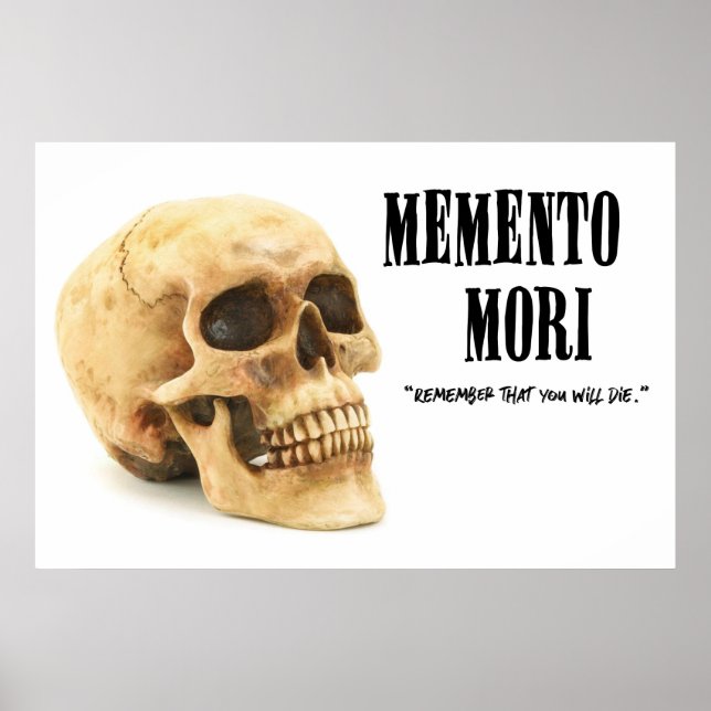 Memento Mori - Skull Poster (Vorne)