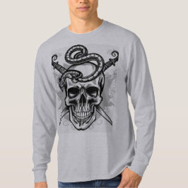 Memento Mori: Skull & Snake Tattoo T - Shirt Colle