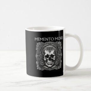 Memento Mori Skull Stoic Philosophie Männer Frauen Kaffeetasse