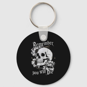 Memento Mori Skull Stoic Philosophie Männer Frauen Schlüsselanhänger