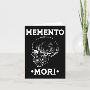 Memento Mori Skull Stoicism Philosophie Karte