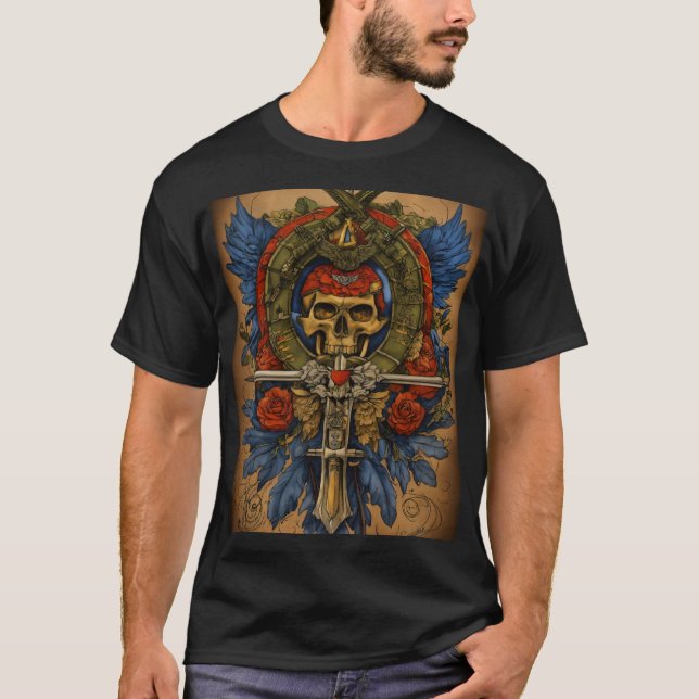 Memento Mori Skull T-Shirt (Vorderseite)