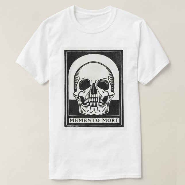 Memento Mori Skull T-Shirt (Design vorne)