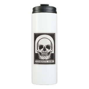 Memento Mori Skull Thermosbecher