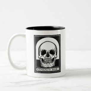 Memento Mori Skull Zweifarbige Tasse