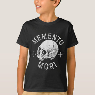 Memento Mori Stoic daran erinnern Totenschädelknoc T-Shirt
