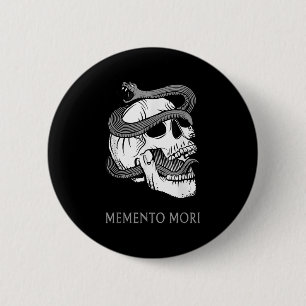 Memento Mori Stoic Latin Stoicism Philosophie Reme Button