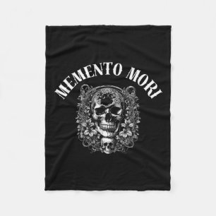 Memento Mori Stoic Zitat zum Gedenken an den Tod P Fleecedecke