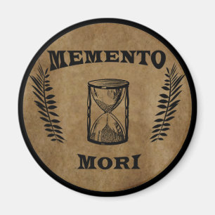 Memento-Mori-Stundenglas Magnet