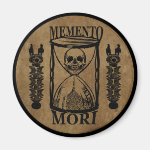 Memento-Mori-Stundengläser Magnet