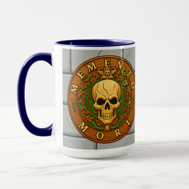 Memento Mori Tasse von Phil Elmore (Links)