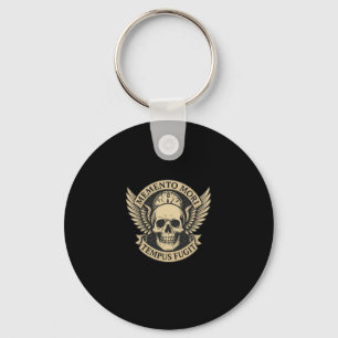Memento Mori Tempus Fugit Latin Stoice Zitat Long  Schlüsselanhänger