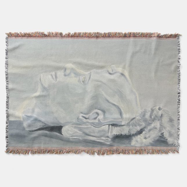Memento Mori Throw Blanket Decke (Vorderseite)
