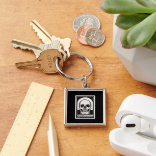 Memento Mori Totenkopf Kunst Schlüsselanhänger