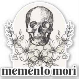Memento Mori-Vinyl Sticker
