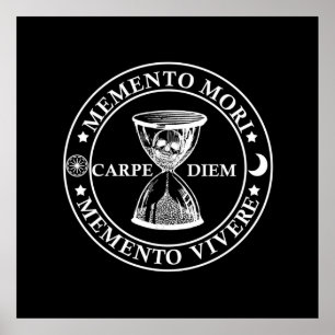 Memento mori vivere poster