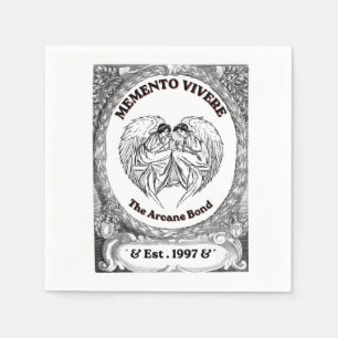 Memento Vivere Vintage Engel Bond Kunst Serviette