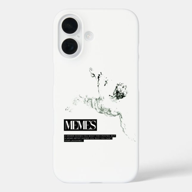 Memer denkt an sinkende Statue Case-Mate iPhone Hülle (Rückseite)