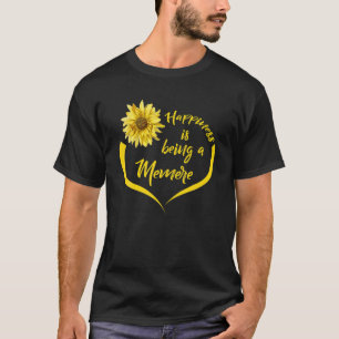 Memere Geschenk: Glück ist ein Mitglied T-Shirt