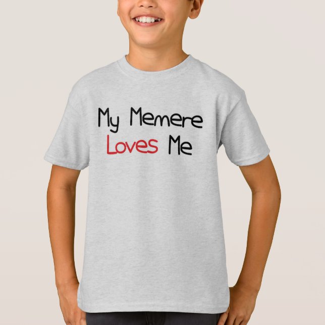 Memere Lieben ich T-Shirt (Vorderseite)