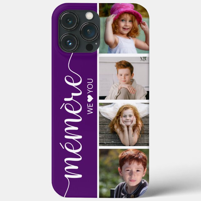 Mémère We Liebe You Foto Case-Mate iPhone Hülle (Rückseite)