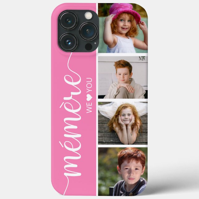 Mémère We Liebe You Foto Case-Mate iPhone Hülle (Rückseite)