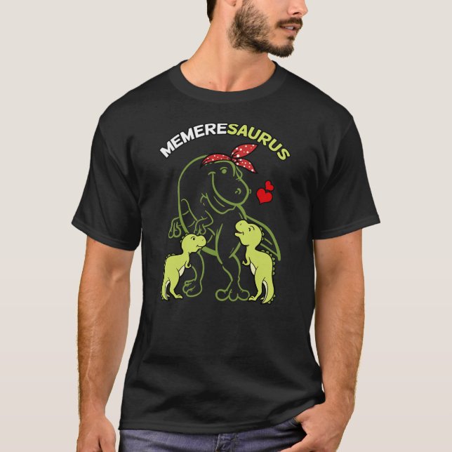 Memeresaurus Memere 2 Kids Dinosaur Mother's Day T-Shirt (Vorderseite)