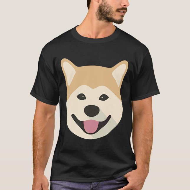 Memes Doge Siberian Husky T-Shirt (Vorderseite)