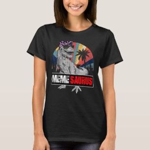Memesaurus Rex Dinosaur Meme Saurus Familie Matchi T-Shirt