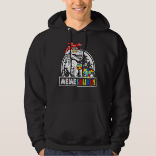 Memesaurus T Rex Dinosaur Meme Saurus Family Match Hoodie