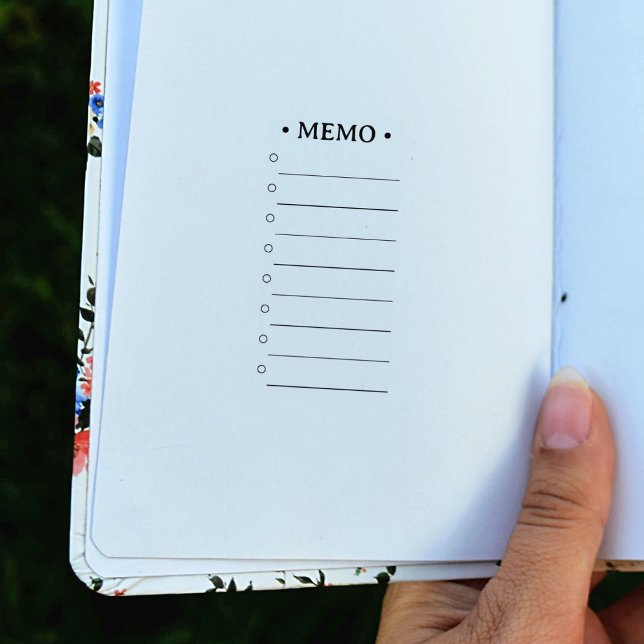 Memo für einfache Aufgaben Gummistempel (Von Creator hochgeladen)