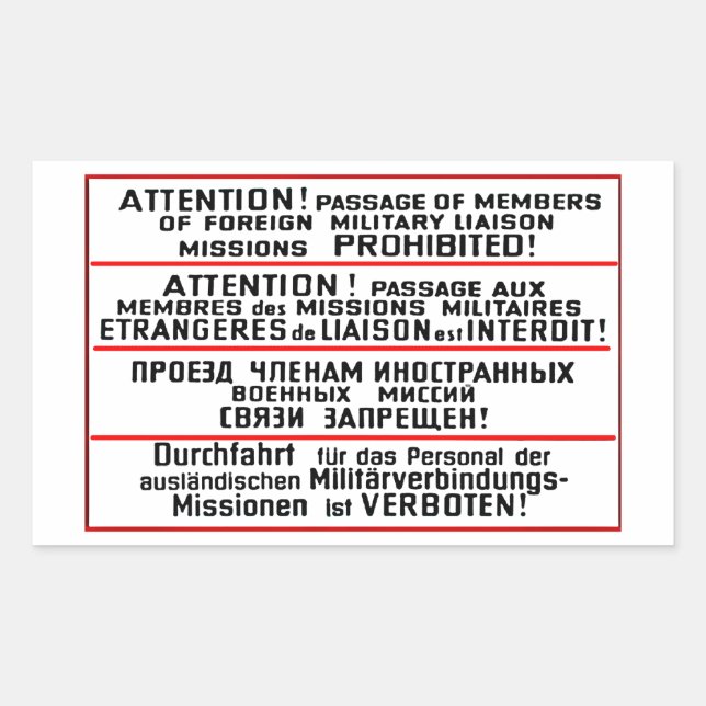 Memorabilia der Mission Rechteckiger Aufkleber (Vorderseite)