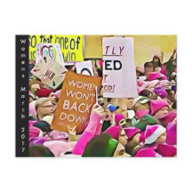 Memorabilia März für Frauen Postkarte