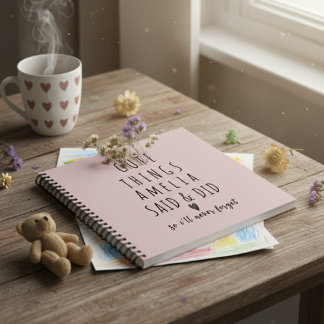 Memorable Words from Your Kids’ Childhood Notizbuch