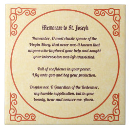 Memorare Gebet an St. Joseph 1 Fliese