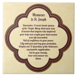 Memorare Gebet an St. Joseph 2 Fliese